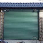 Cửa cuốn tấm liền kinh tế Ankadoor ECO xanh ngọc